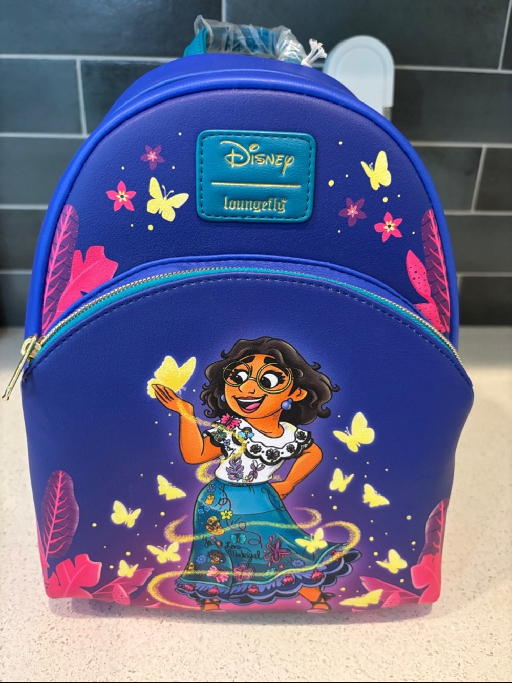 Loungefly Soft Tag Mirabel Vibrant Backpack NWT